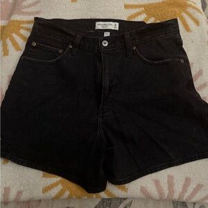 Abercrombie & Fitch Black Jean Shorts